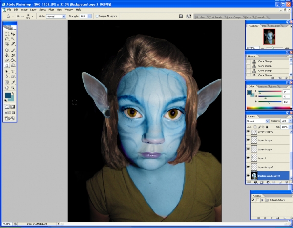 Creation of Avatar Mania: Step 4